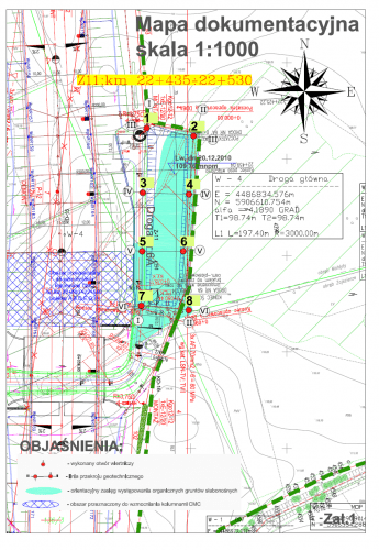 mapa dokumentacyjna 1:1000